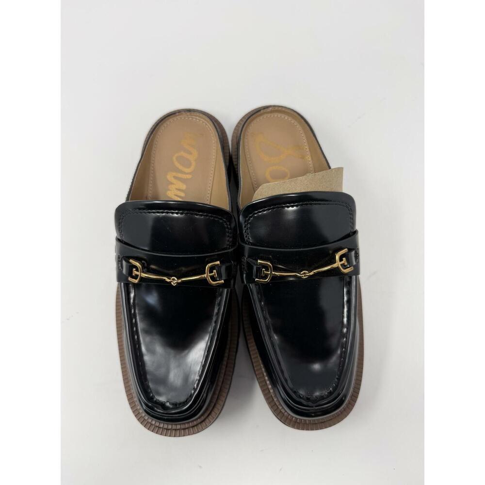 Sam Edelman Women's Black Lennon Lug Sole Mules 6 1/2 Like New - Picture 6 of 7